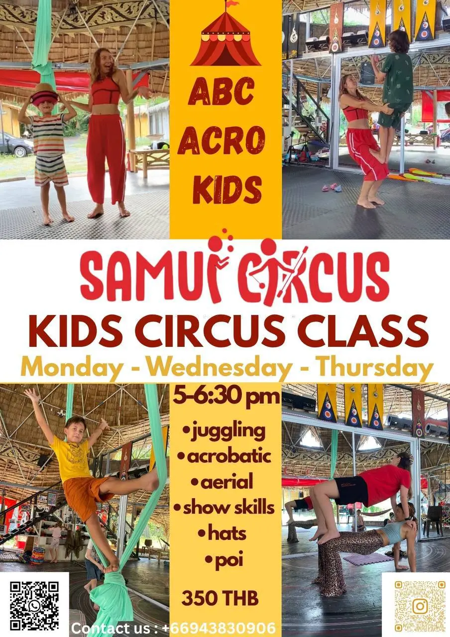 Samui circus kids classes