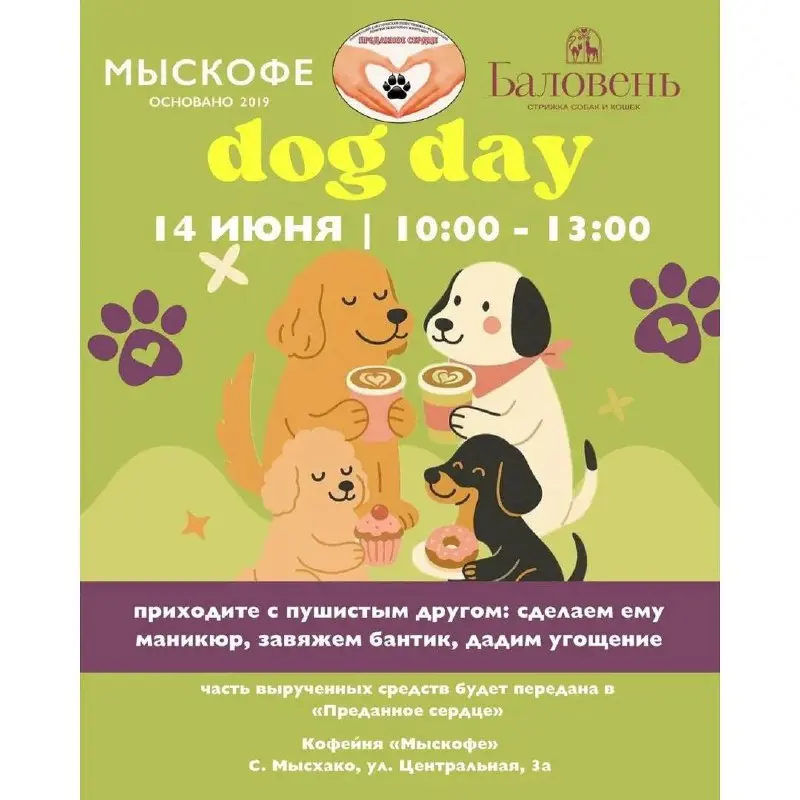 🐶 Dog Day в МЫСКОФЕ