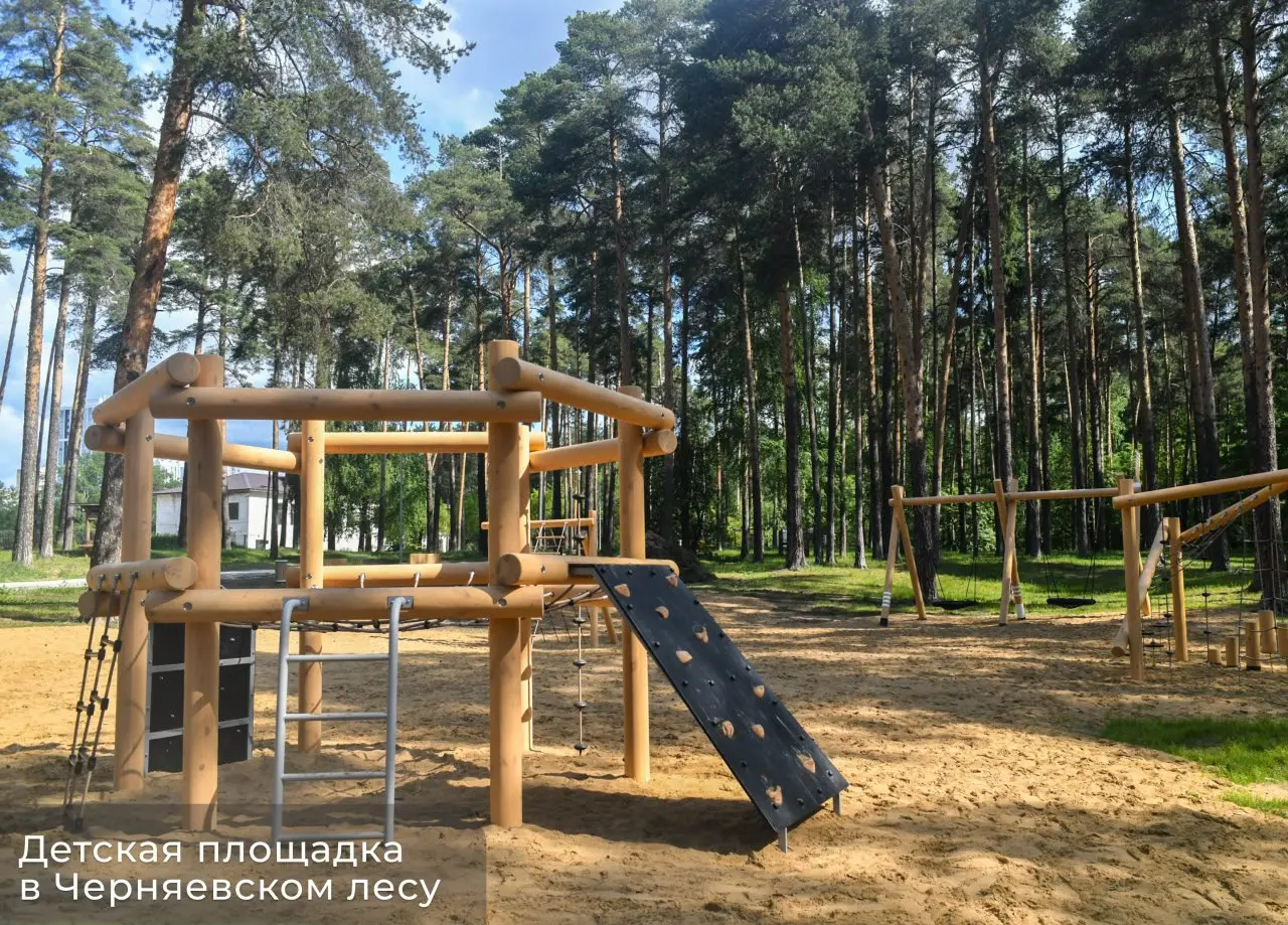 Уличная библиотека и детская площадка в Черняевском лесу, тестирование и получение сертификатов