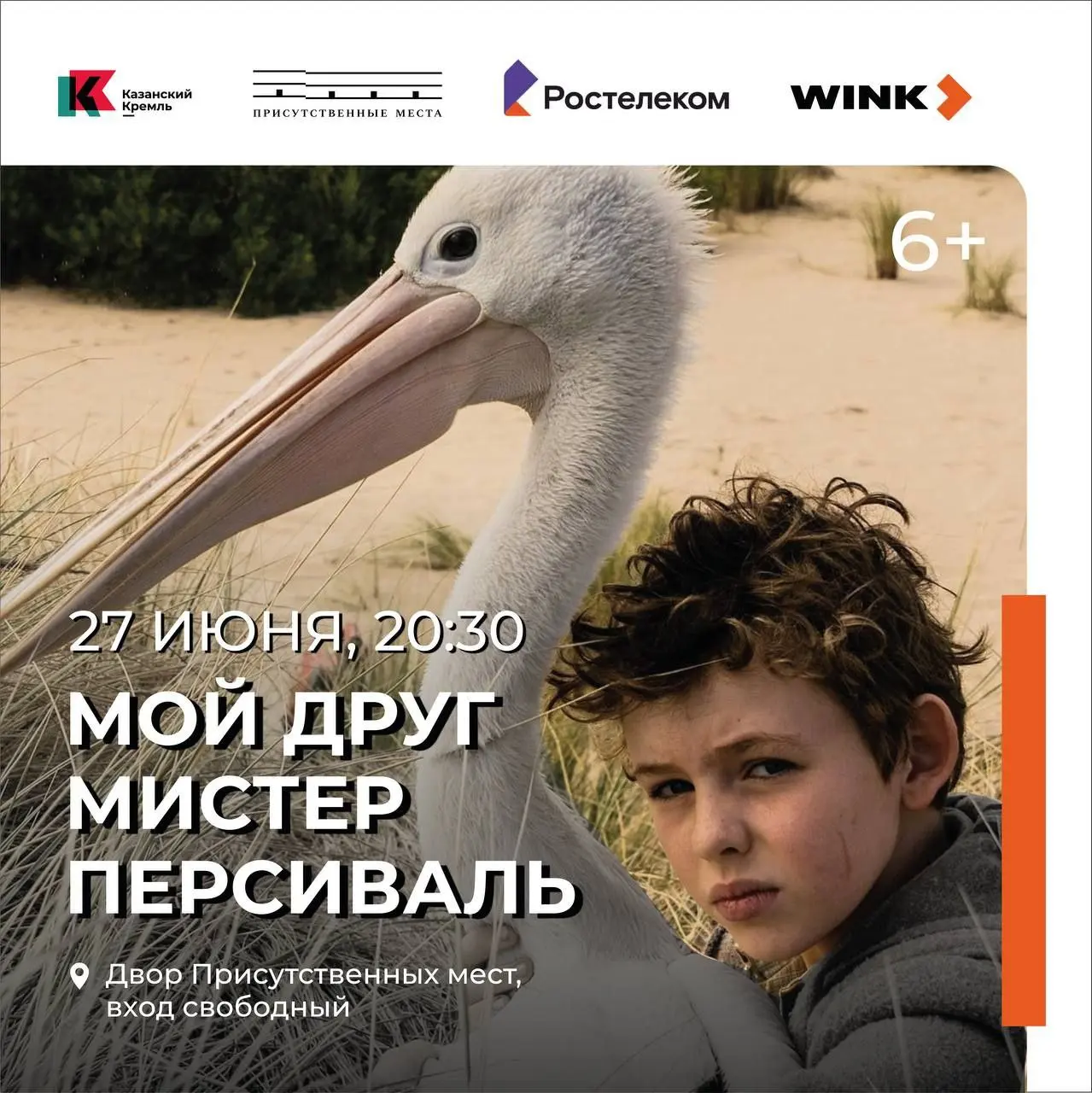 Кинопоказы во дворе Присутственных мест
