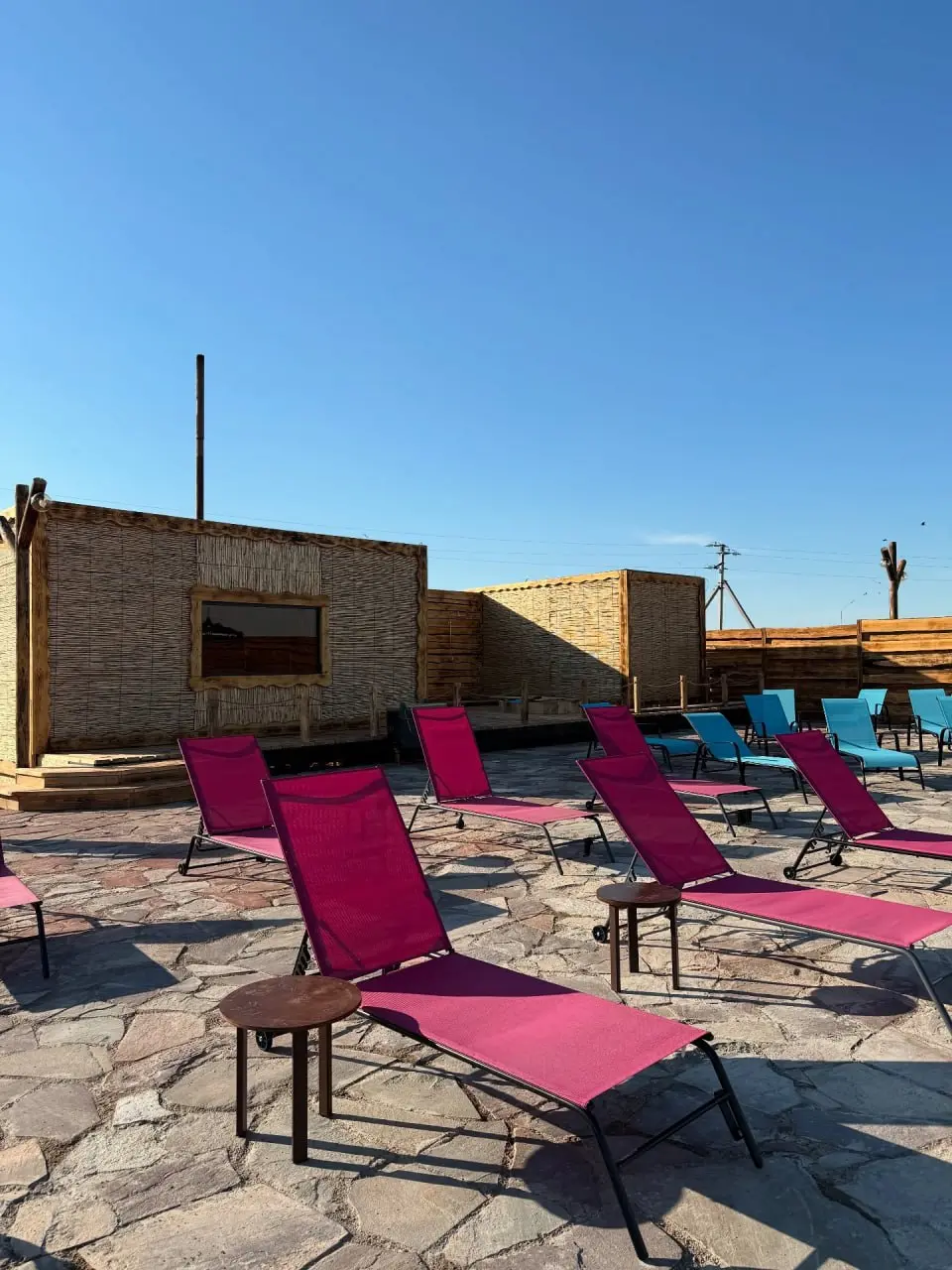 Открытый бассейн и парилка в Теньговке Ethno