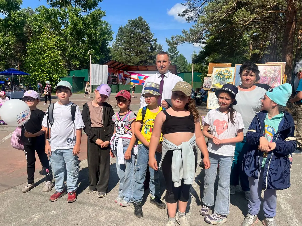 День России в городском парке