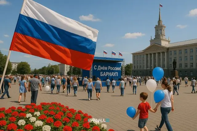День России 2025 в Барнауле