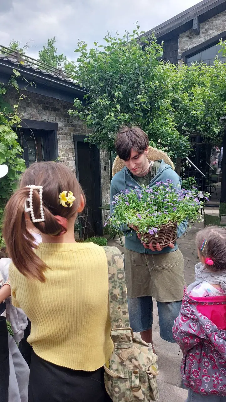 садовый мастер-класс для детей и родителей