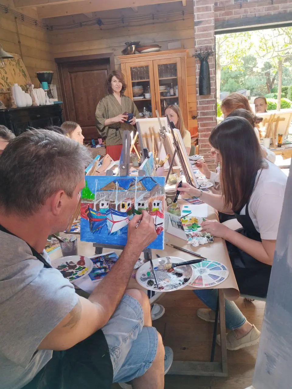 Завершающий арт-завтрак с Ириной Серебрянниковой