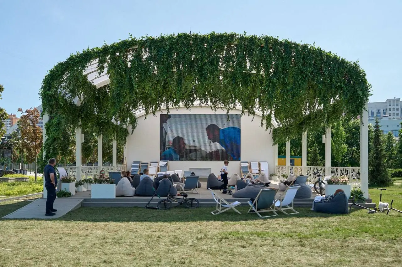 лётний кинотеатр в Парке на Ходынке