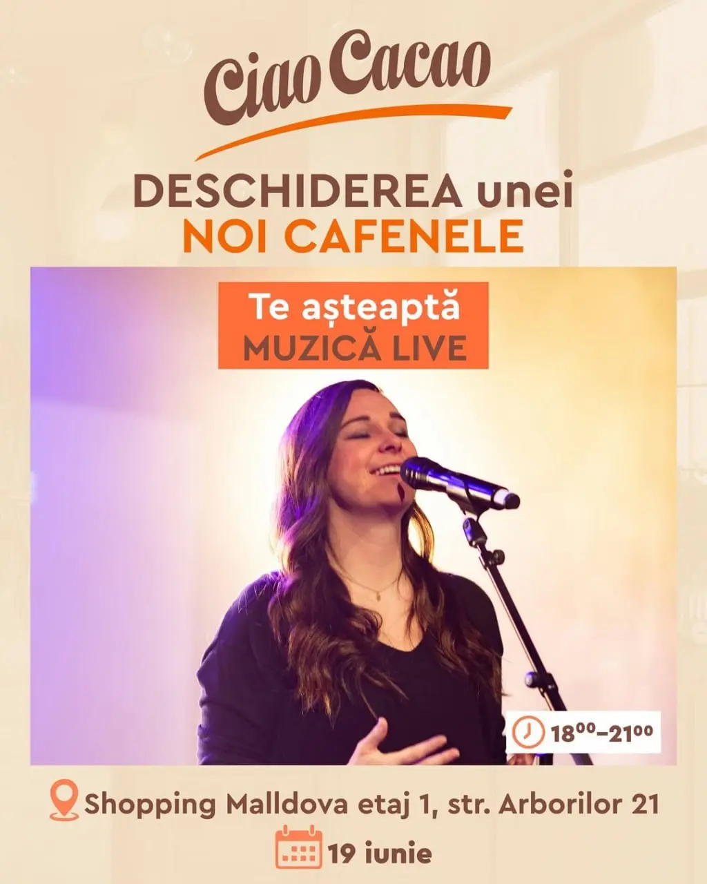 Открытие новой локации Ciao Cacao Cafe в Shopping MallDova