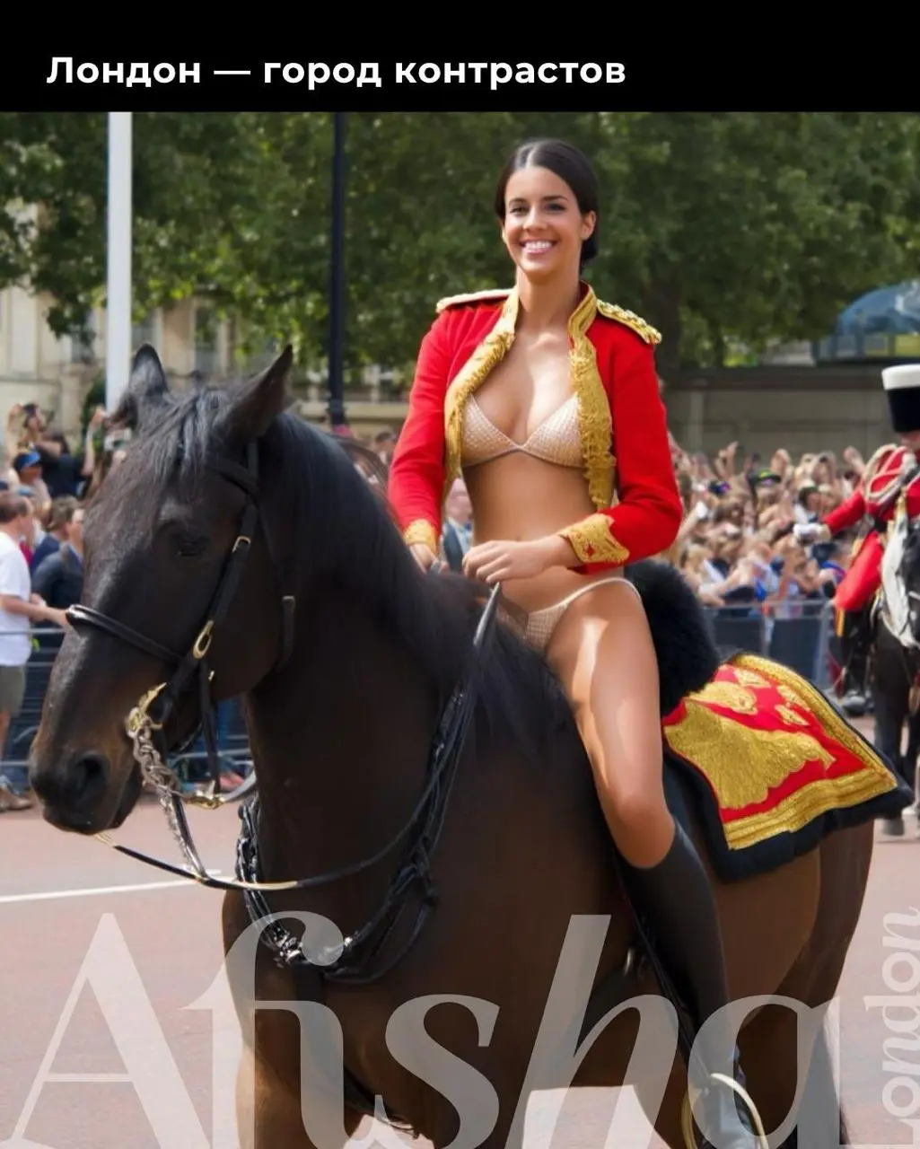 Традиции и протесты, мундиры и голые тела — всё это Лондон 14 июня