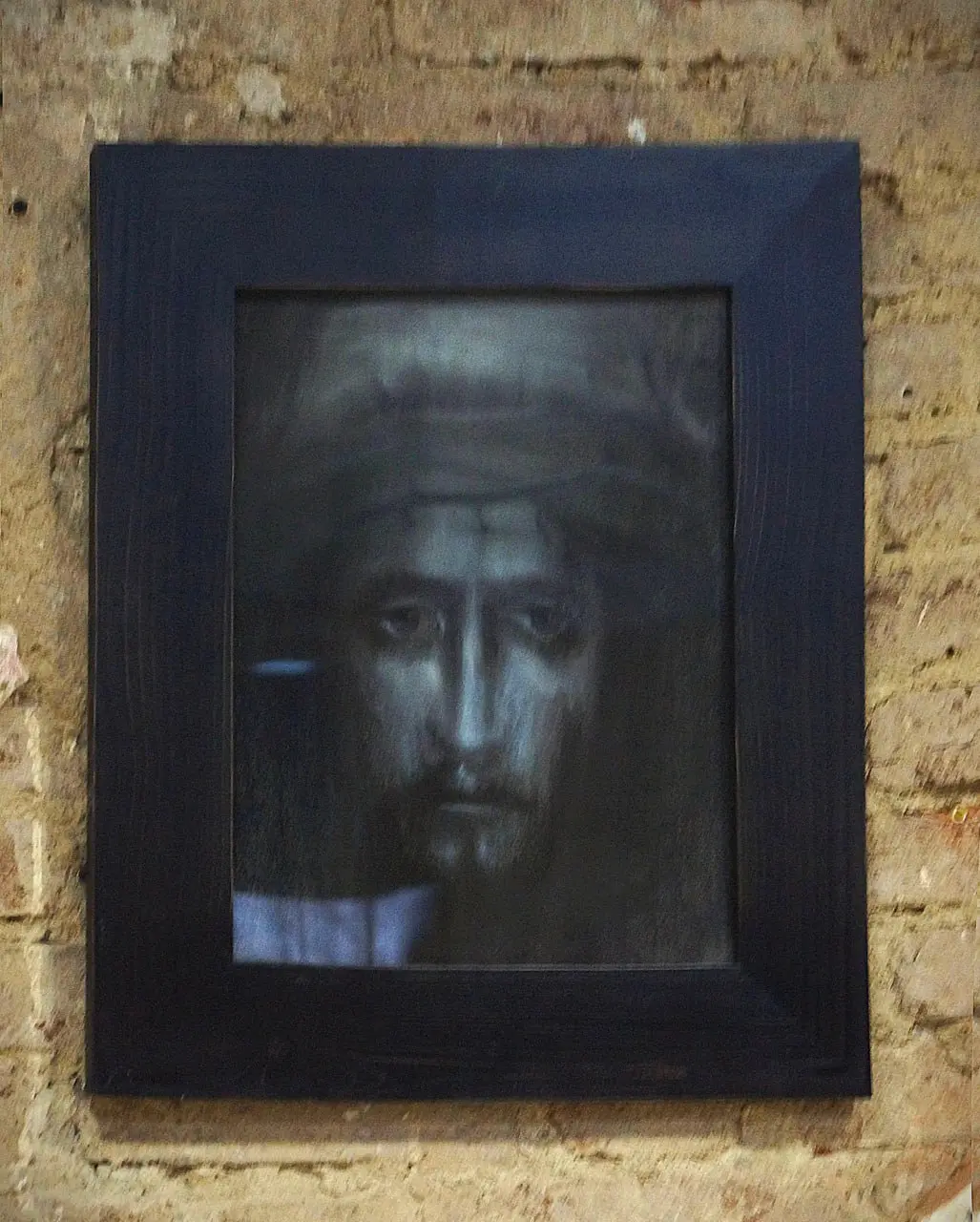 Спаситель, Марии Шалито, выставка 'После Иконы', Анненкирхе, Санкт-Петербург