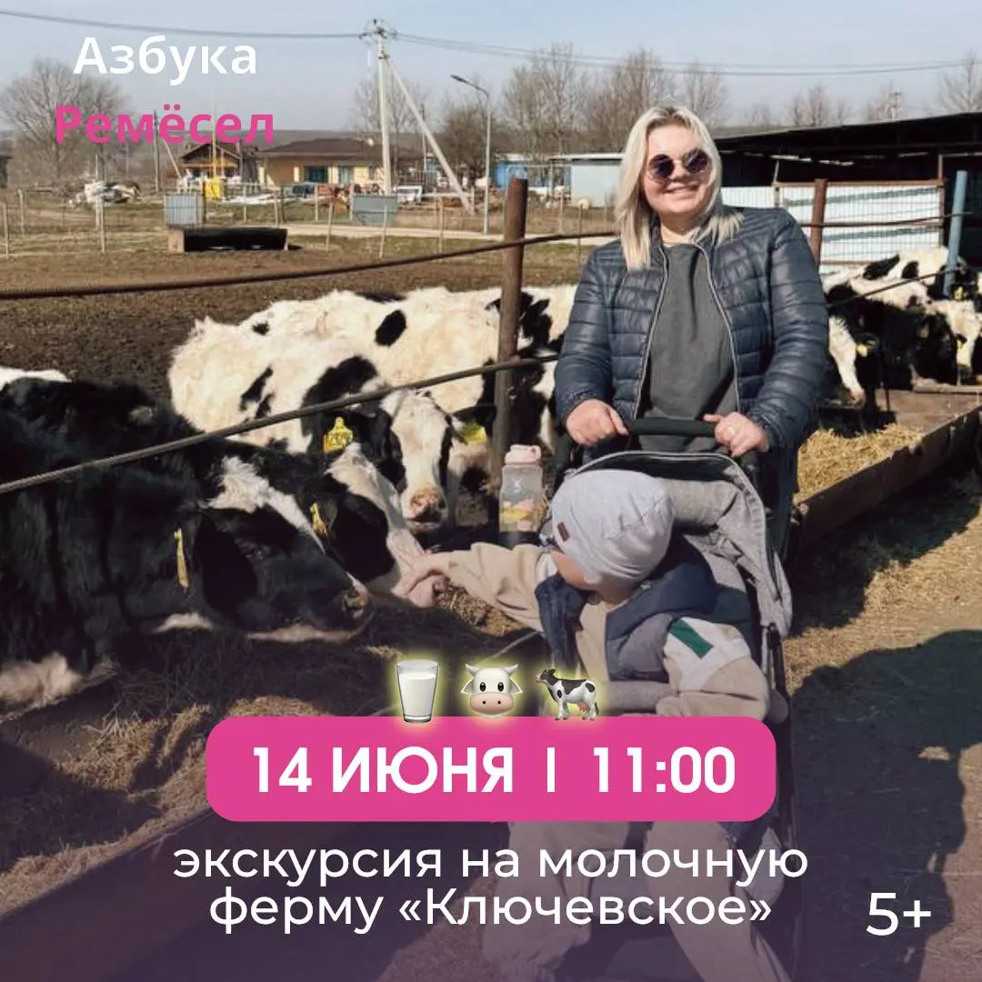 Экскурсия на молочную ферму «Ключевское»