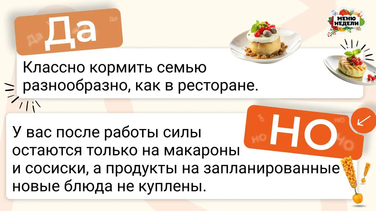 Практикум по планированию меню