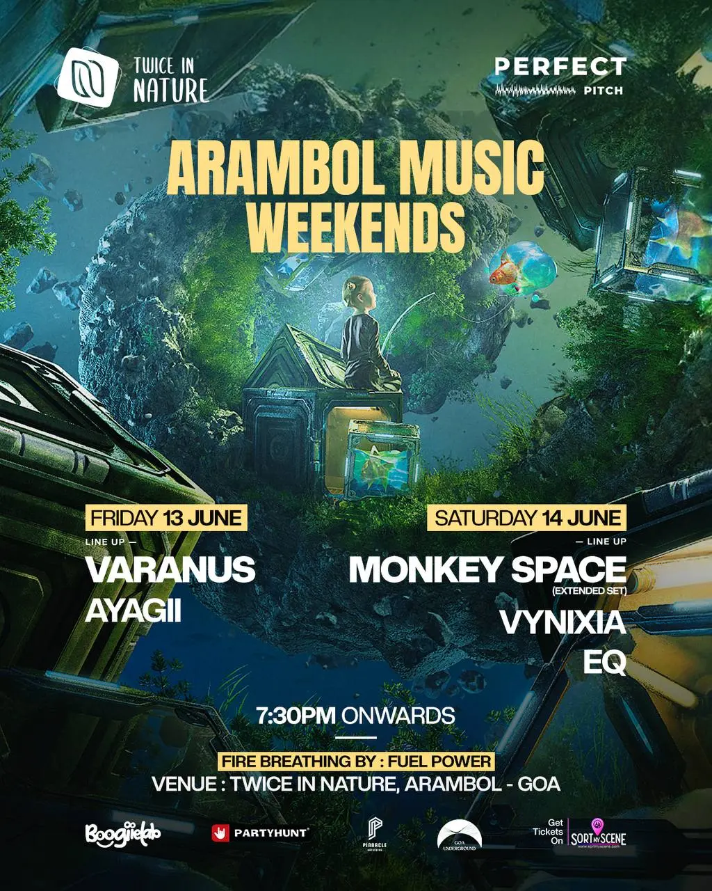 ARMBOL MUSIC WEEKENDS: 13-14 June 2025 in Arambol