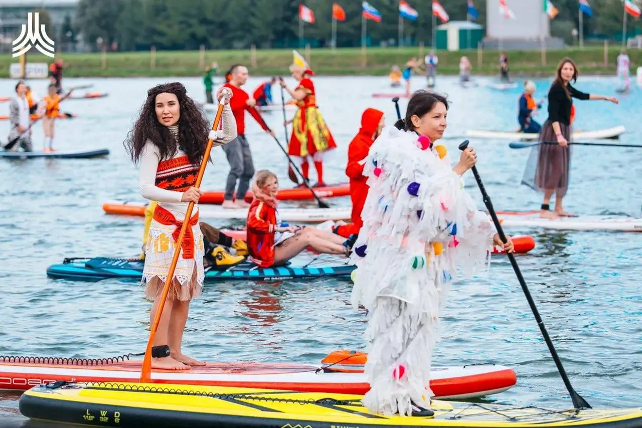 SUP-карнавал на Яузе