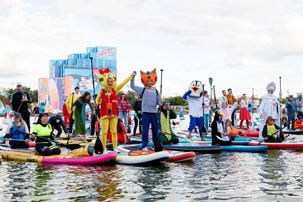 SUP-карнавал на Яузе