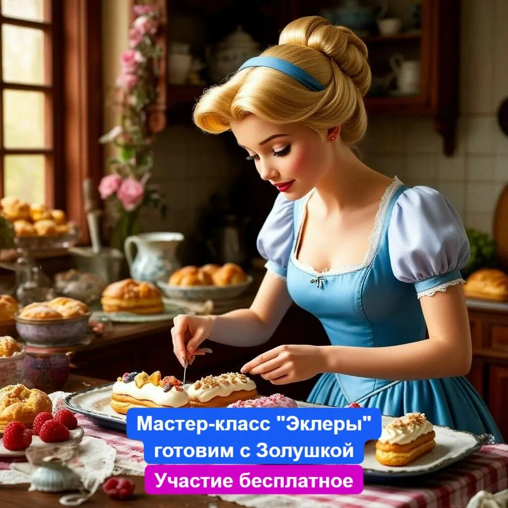 Мастер-класс "Эклеры готовим с Золушкой"