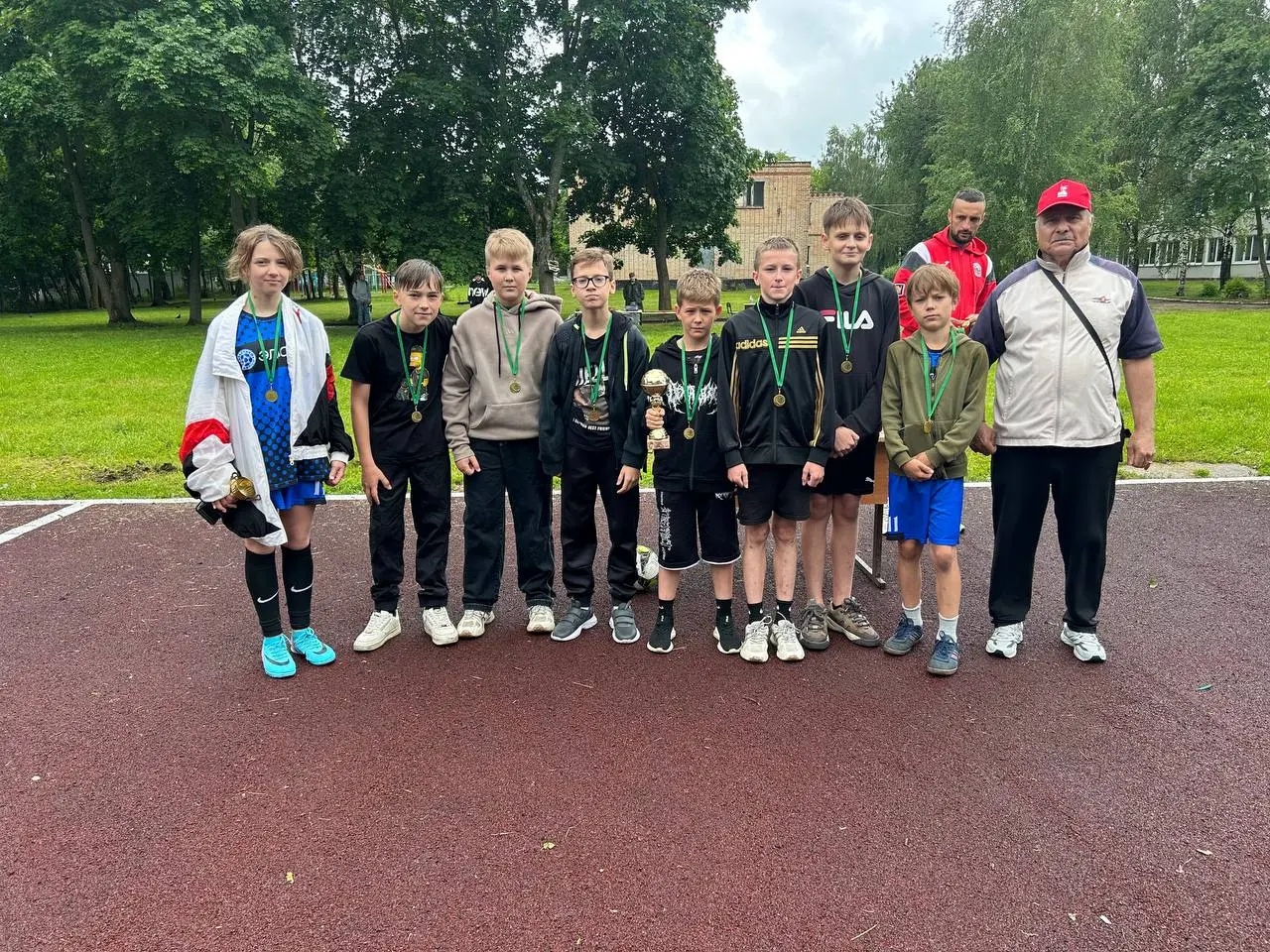 Награждение наших футболистов