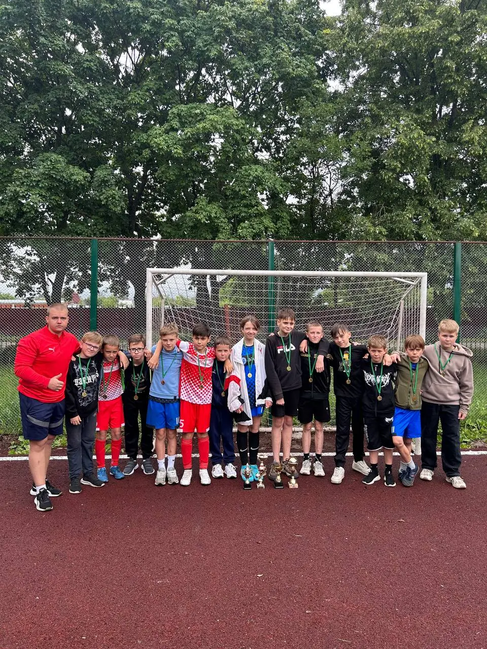 Награждение наших футболистов