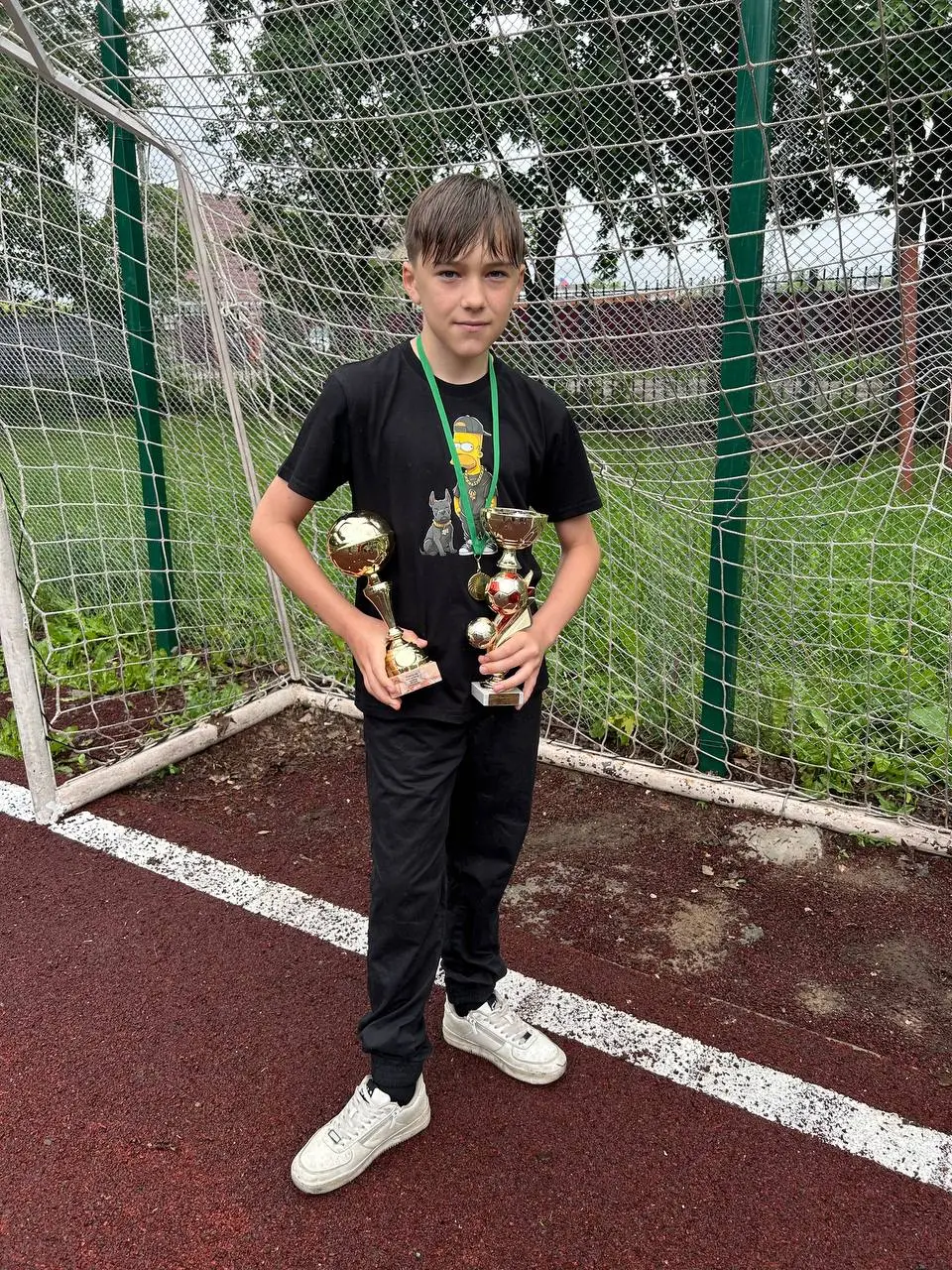 Награждение наших футболистов