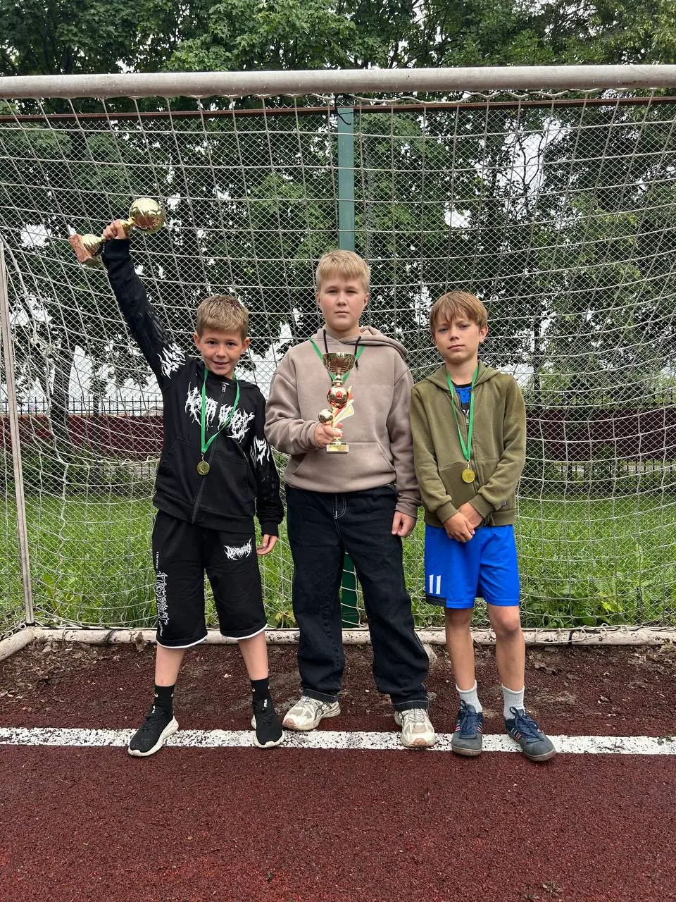 Награждение наших футболистов