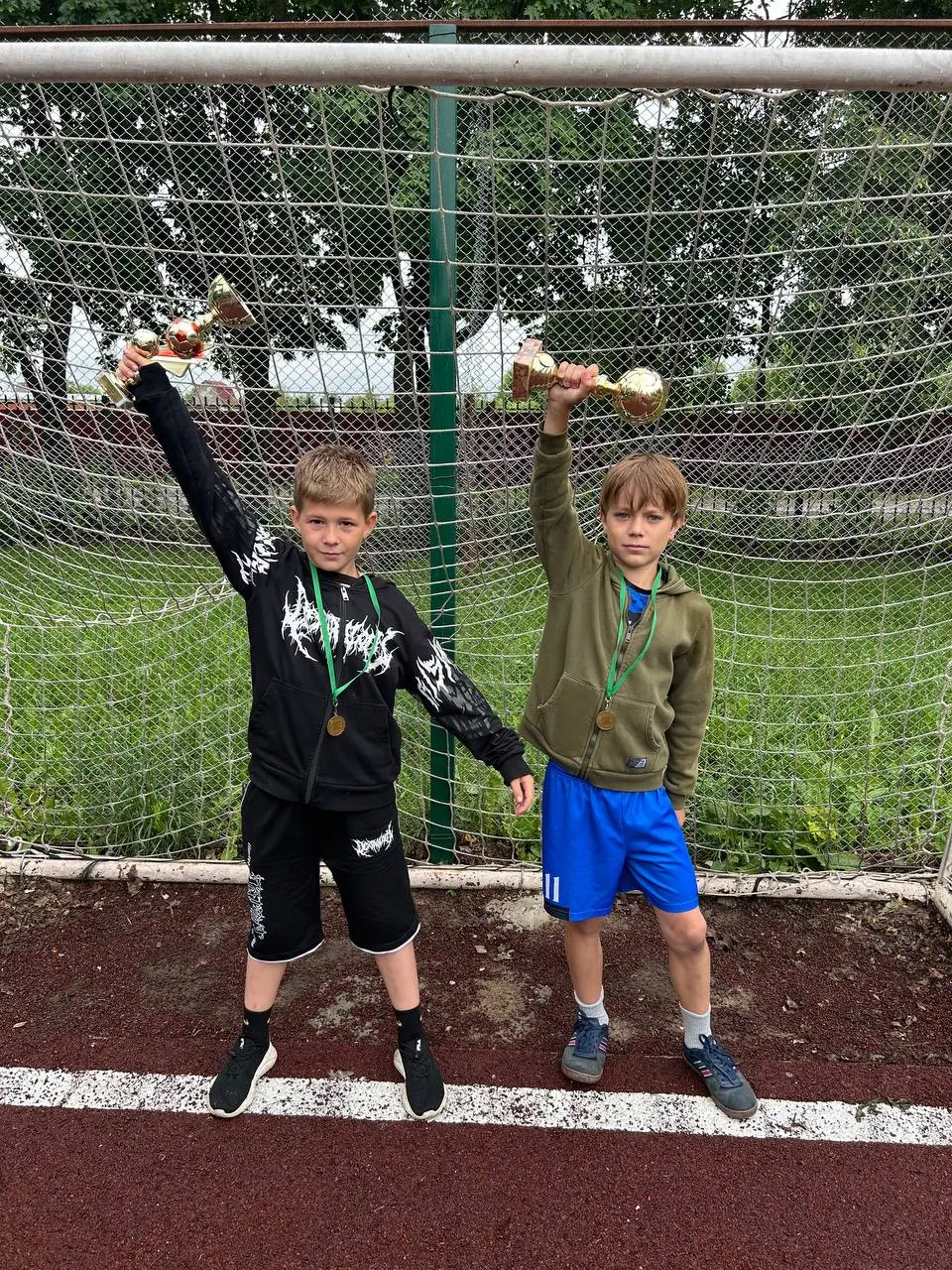 Награждение наших футболистов