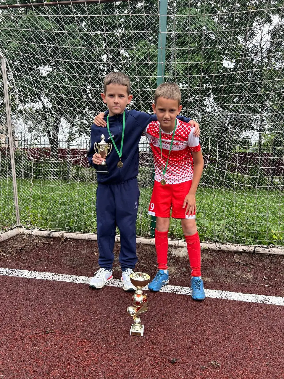 Награждение наших футболистов