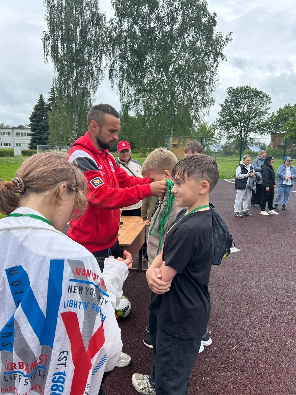 Награждение наших футболистов