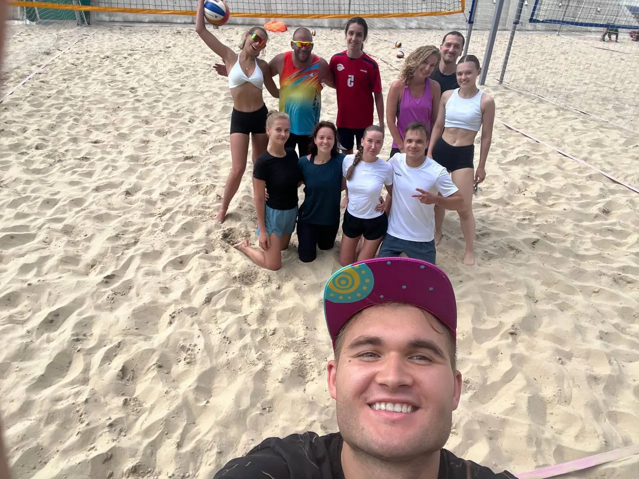 Тренировка SunVolley Team в Пляжном центре «Match Point»