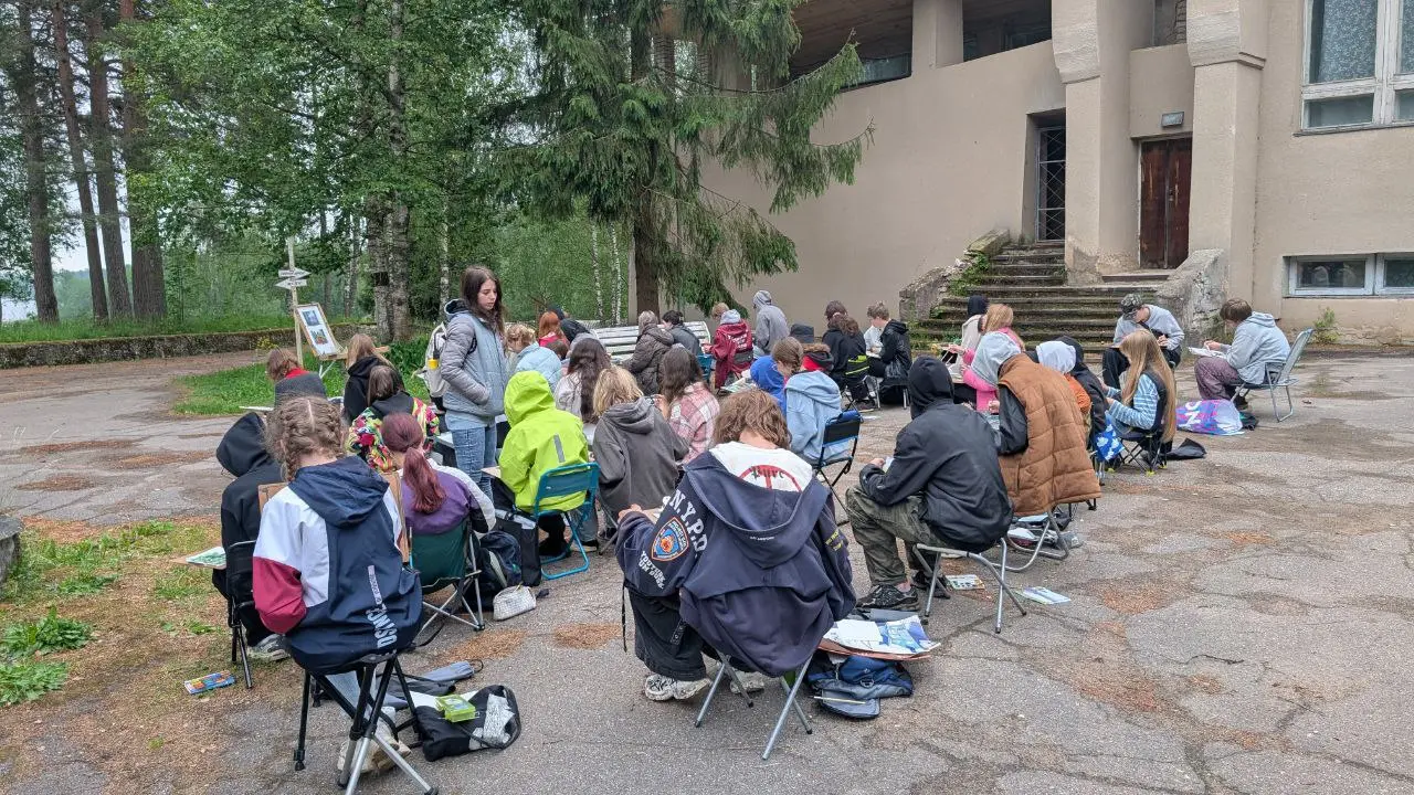 открытие выставки Максима Титова и мастер-класс Владимира Панина