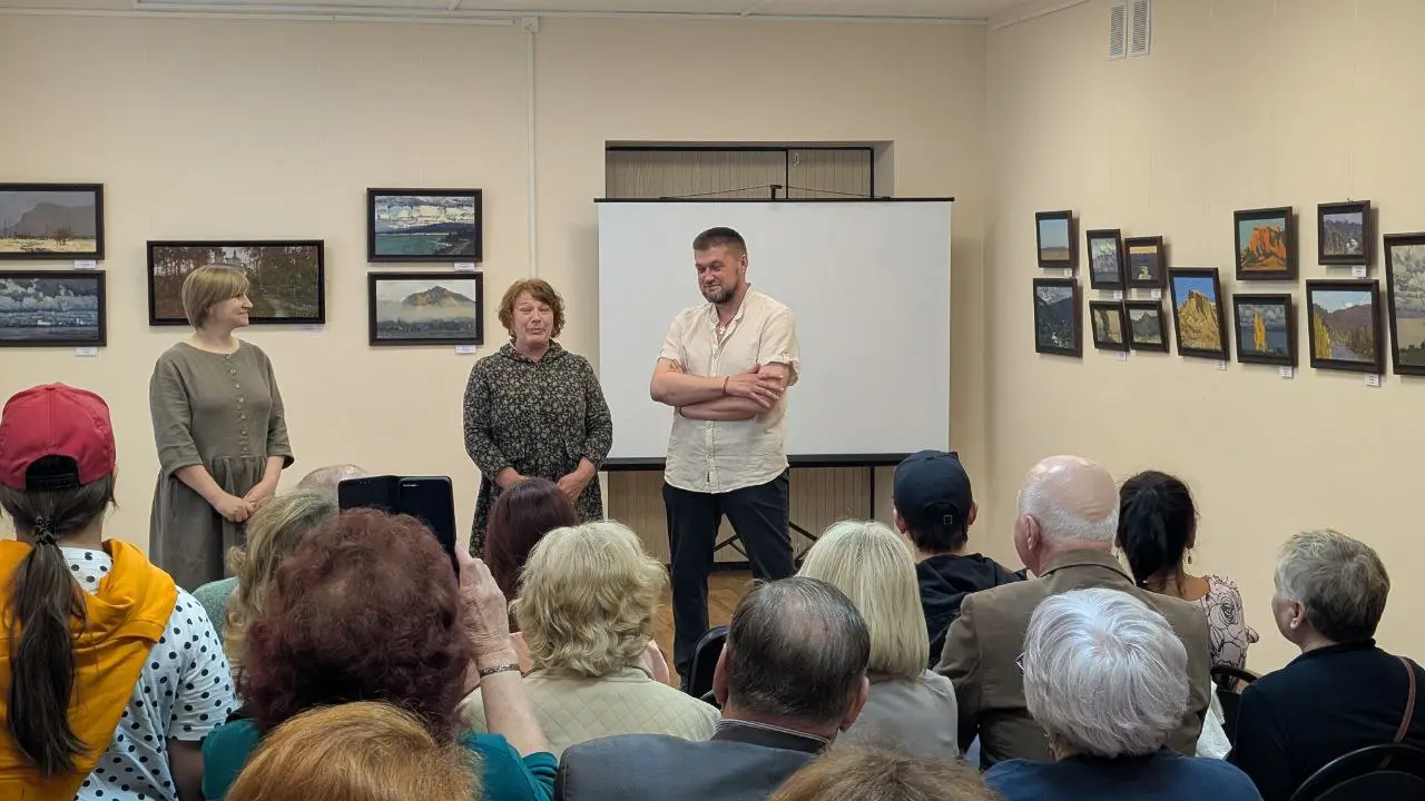 открытие выставки Максима Титова и мастер-класс Владимира Панина