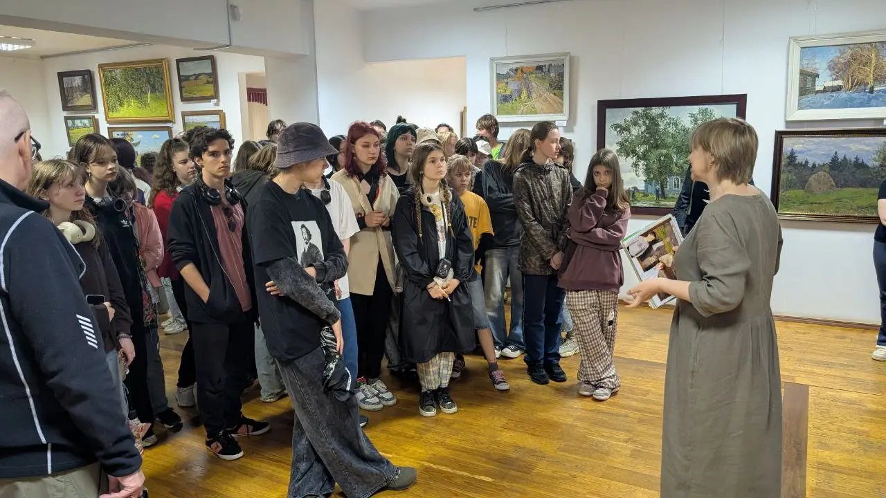 открытие выставки Максима Титова и мастер-класс Владимира Панина