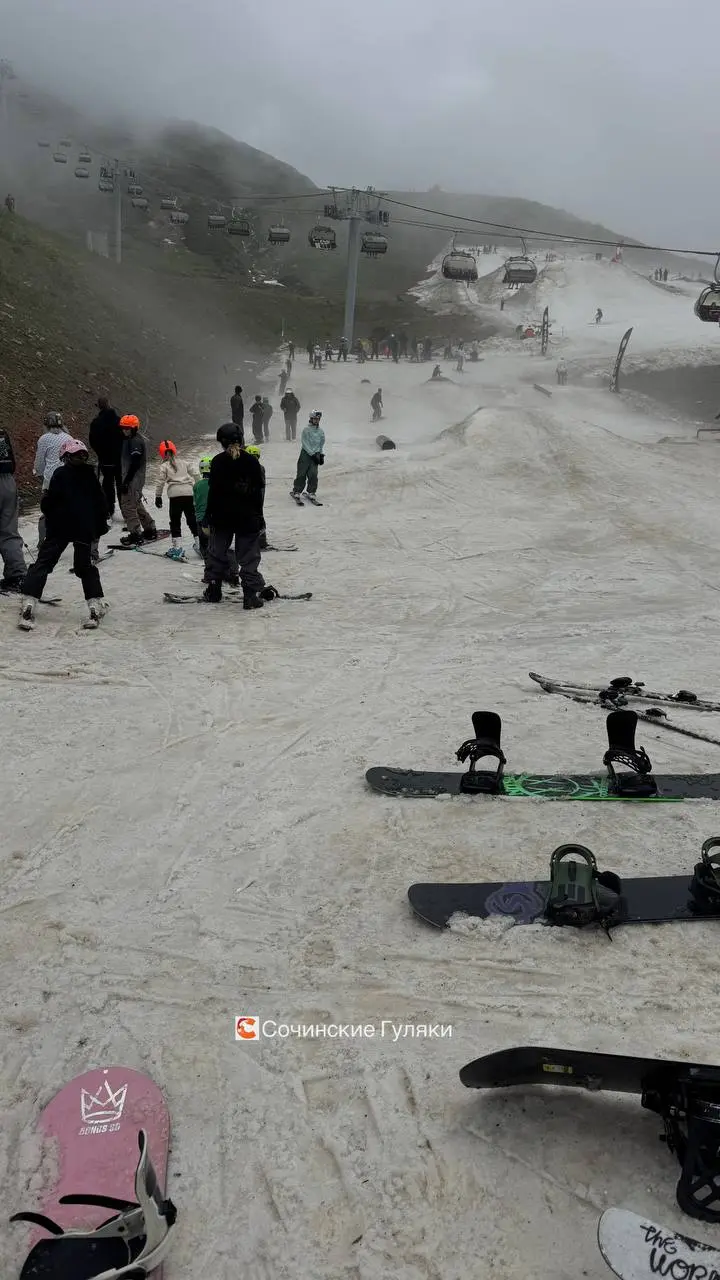 Горнолыжное мероприятие в Красной Поляне