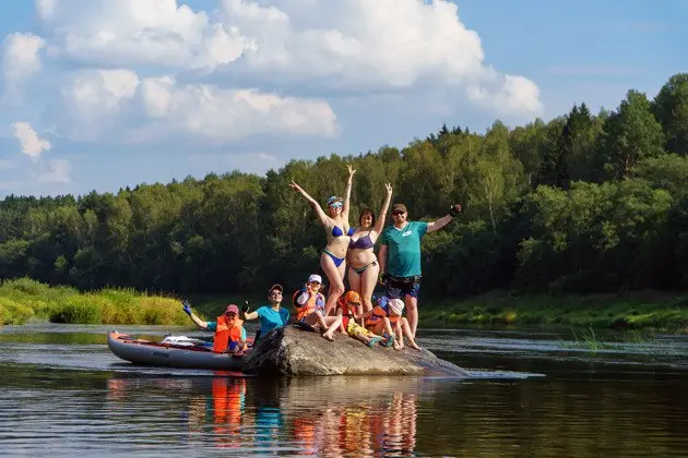 Сплав в Подмосковье с ночёвкой в гостевом доме