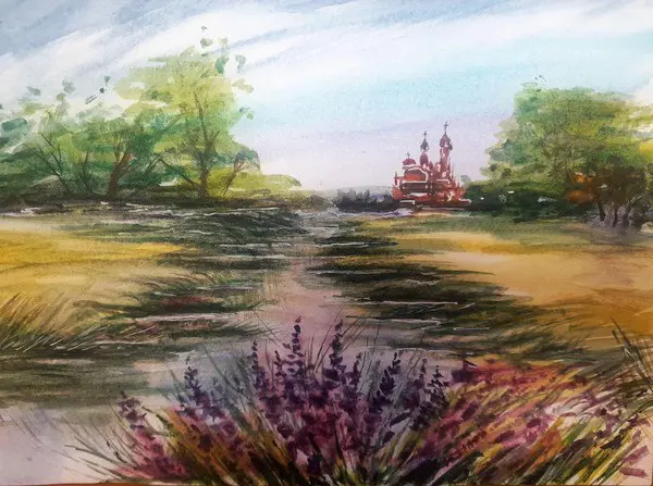 Выставка "Акварель Сергея Дударева"