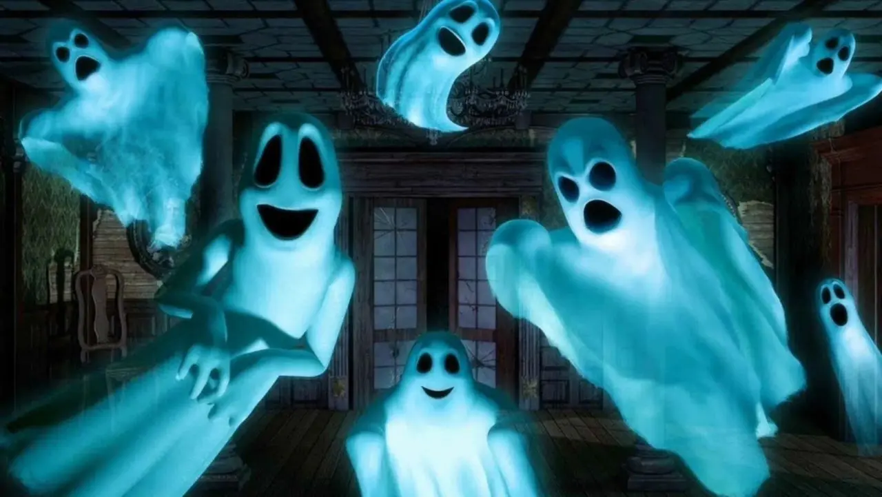 Особняк с приведениями, пешее приключение