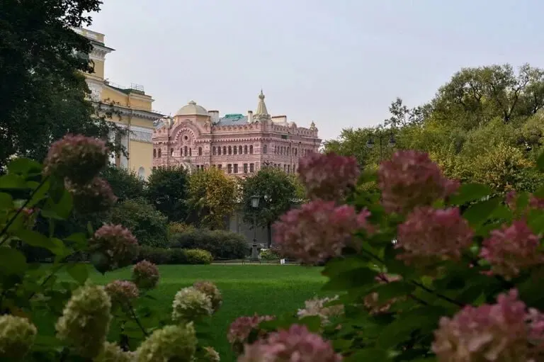 Пионы в Аничковом саду
