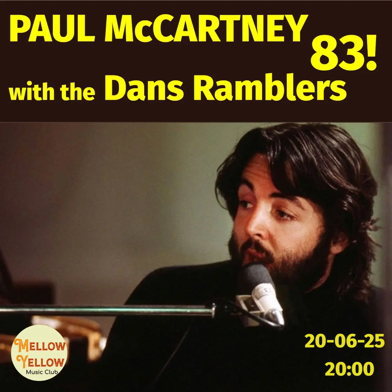 День рождения Пола Маккартни с группой Dans Ramblers