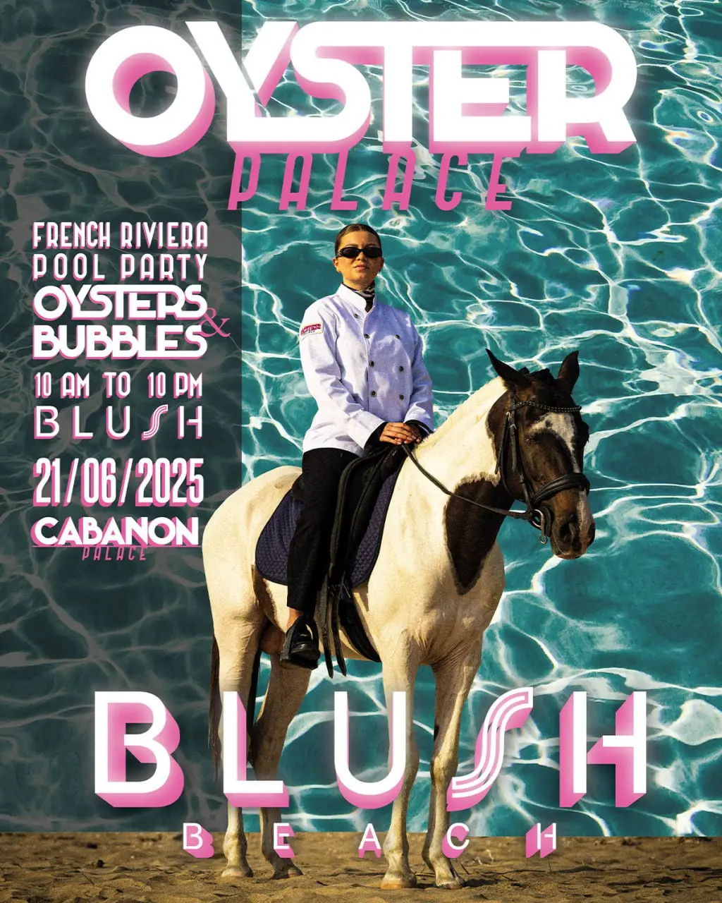 BLUSH BEACH CLUB X CABANON PALACE: "SHELLEBRATE" THE SPARKLE