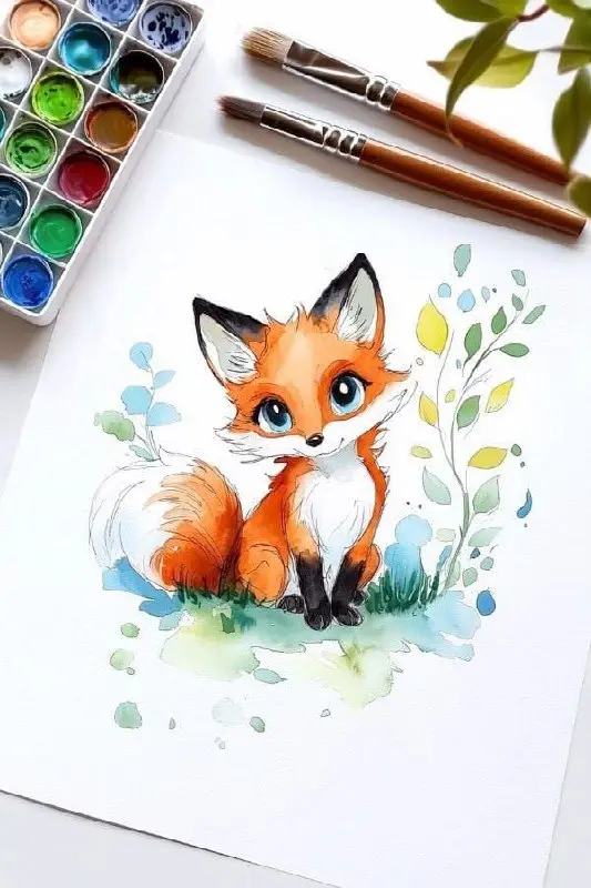 Мастер-класс по акварели для детей и взрослых