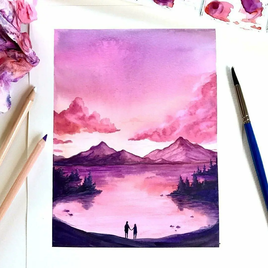 Мастер-класс по акварели для детей и взрослых