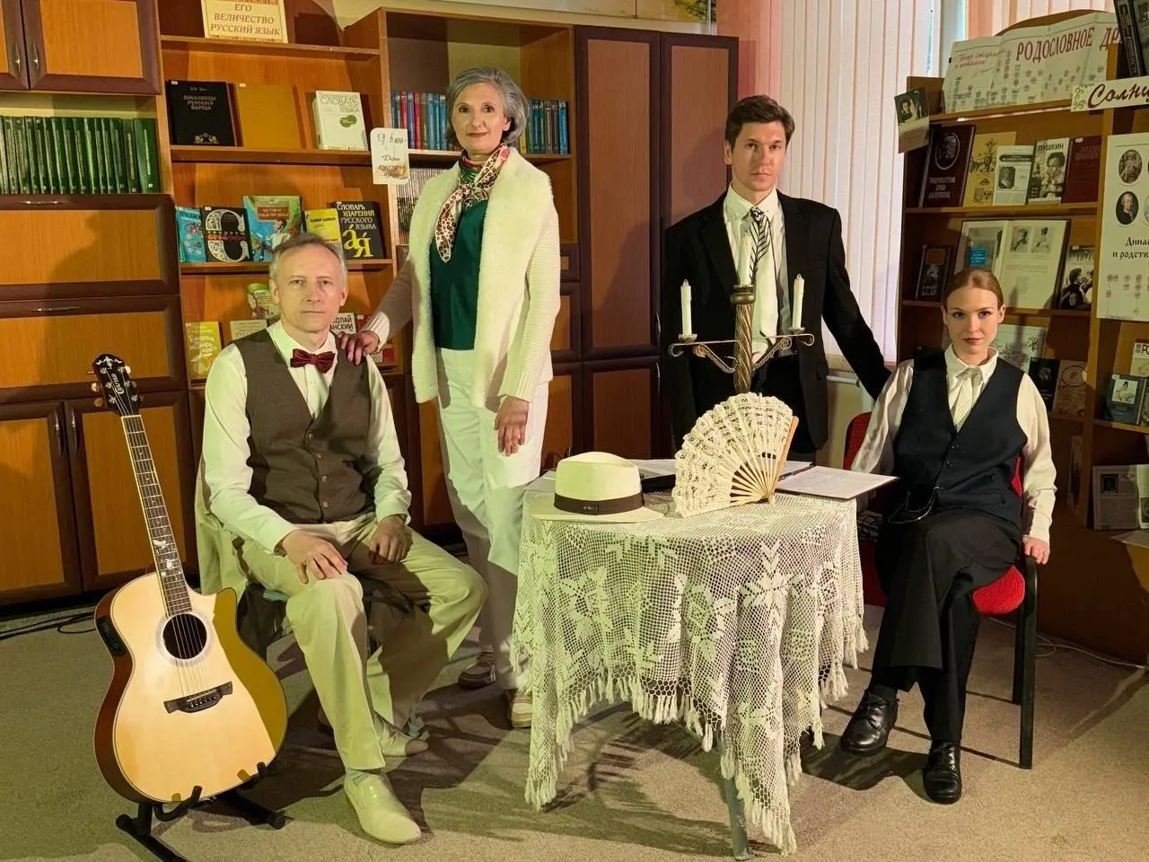 Потрясающая программа русских романсов и поэзии в центральной городской библиотеке