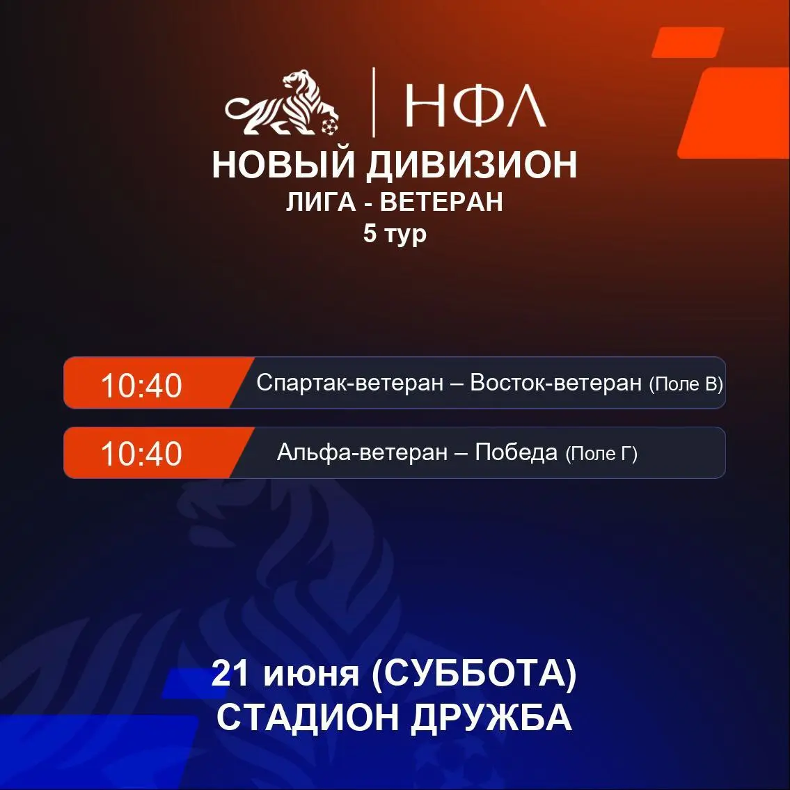 Неформальная Футбольная Лига (6+)