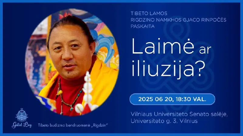 Счастье или иллюзия? — лекция Ригдзина Намкха Гьяцо Ринпоче