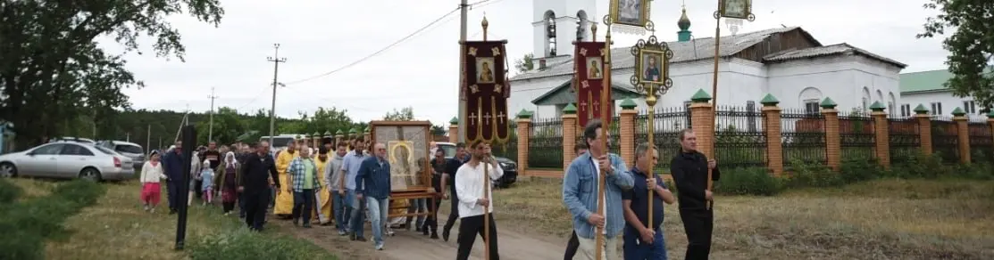 Никольский крестный ход в Курганской области