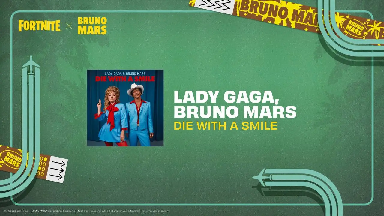 Бруно Марс в Fortnite на #FNFestival