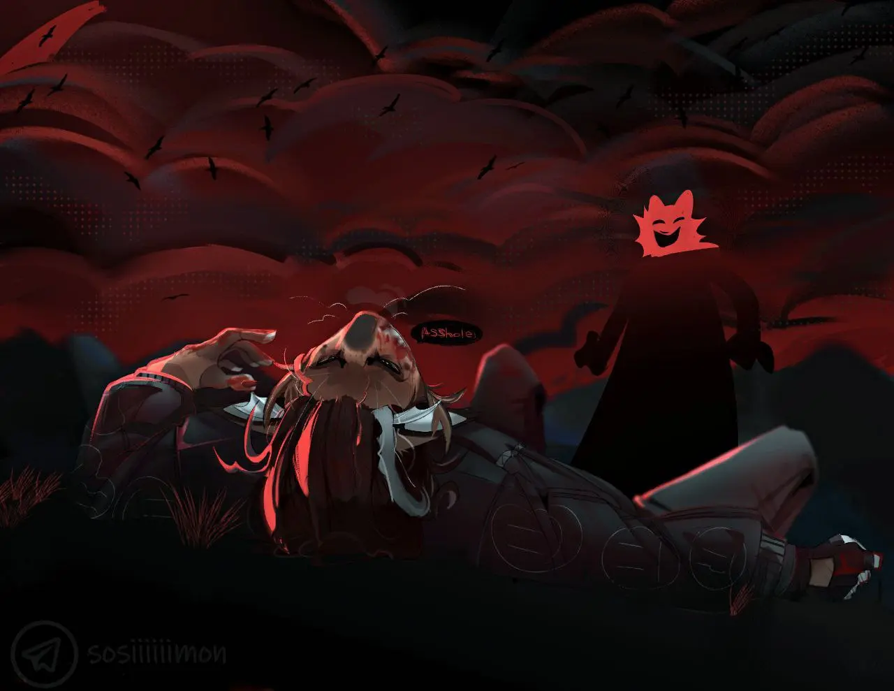 Лотерея на халявный арт в телеграм-канале