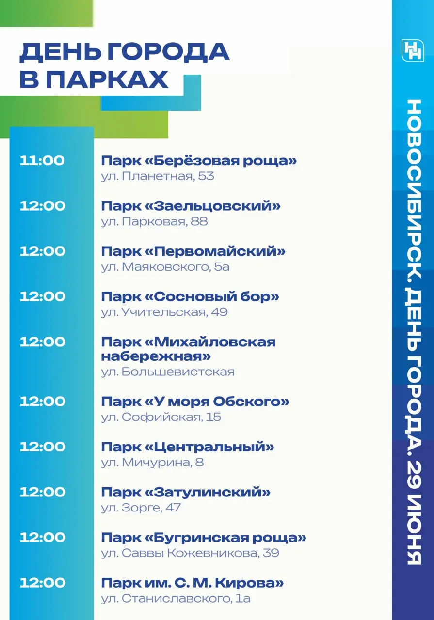 День города в Новосибирске 2025