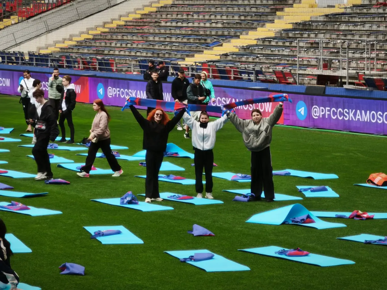 Зарядка с Первыми на ВЭБ Арене