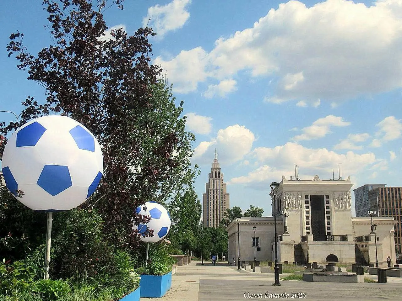 Футбольный сад на Динамо от фестиваля «Лето в Москве» — мячи простоят до конца сезона!