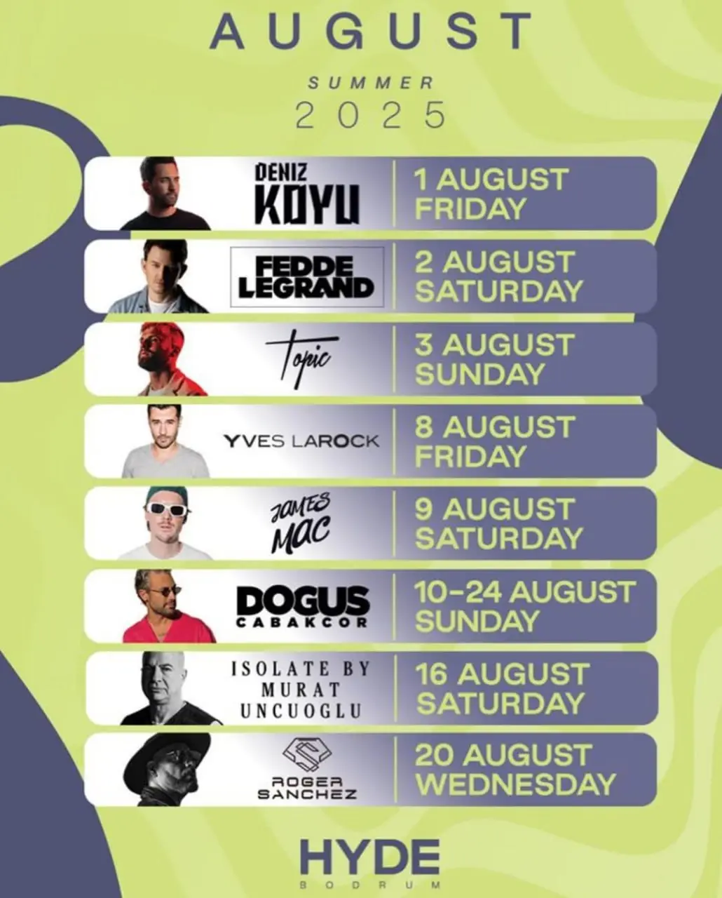 Тусовка и выступление DJ в отеле Hyde Bodrum 5*