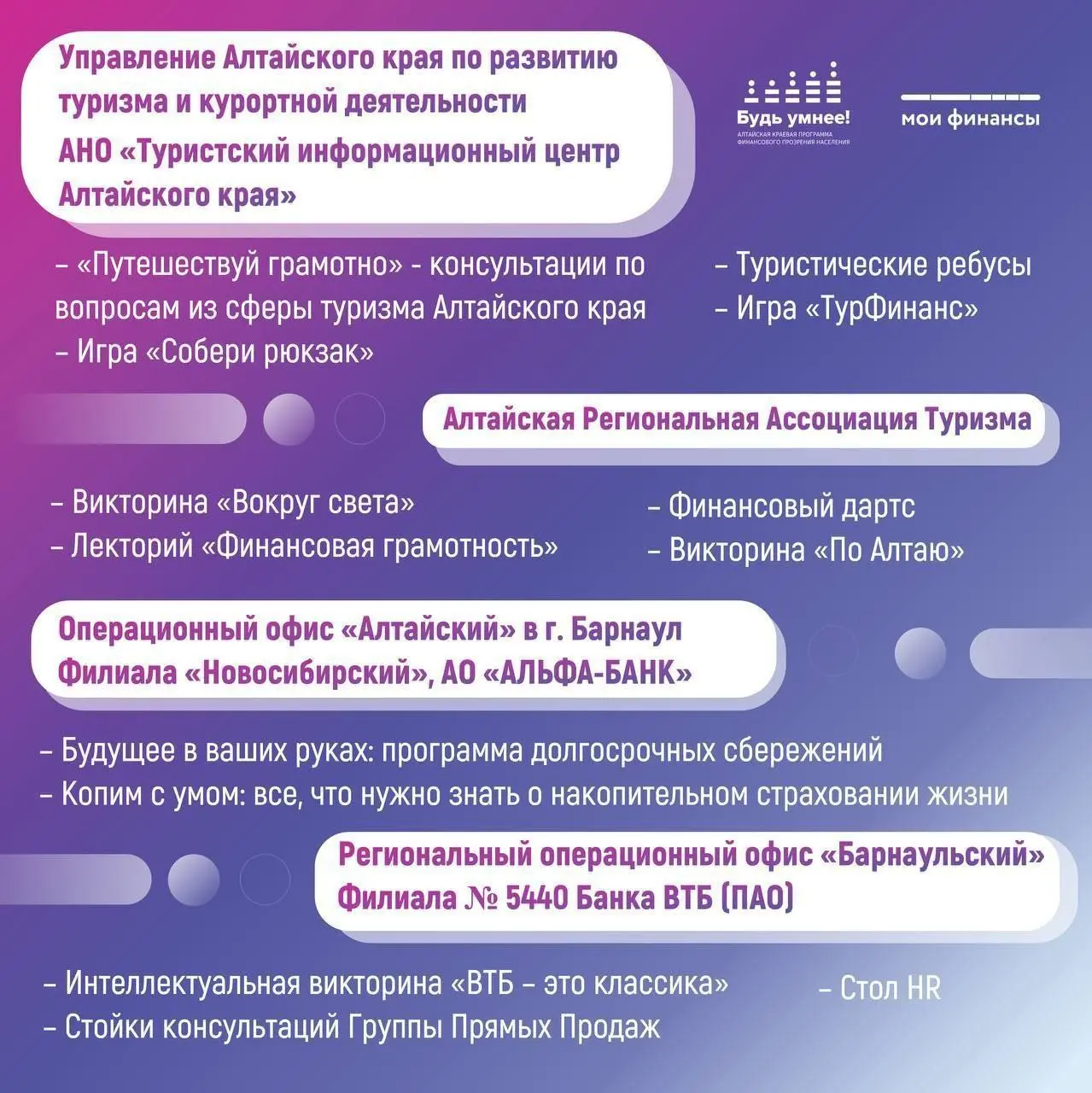 Фестиваль финансовой грамотности «Будь умнее!»